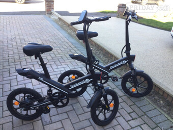 Two matching E bikes