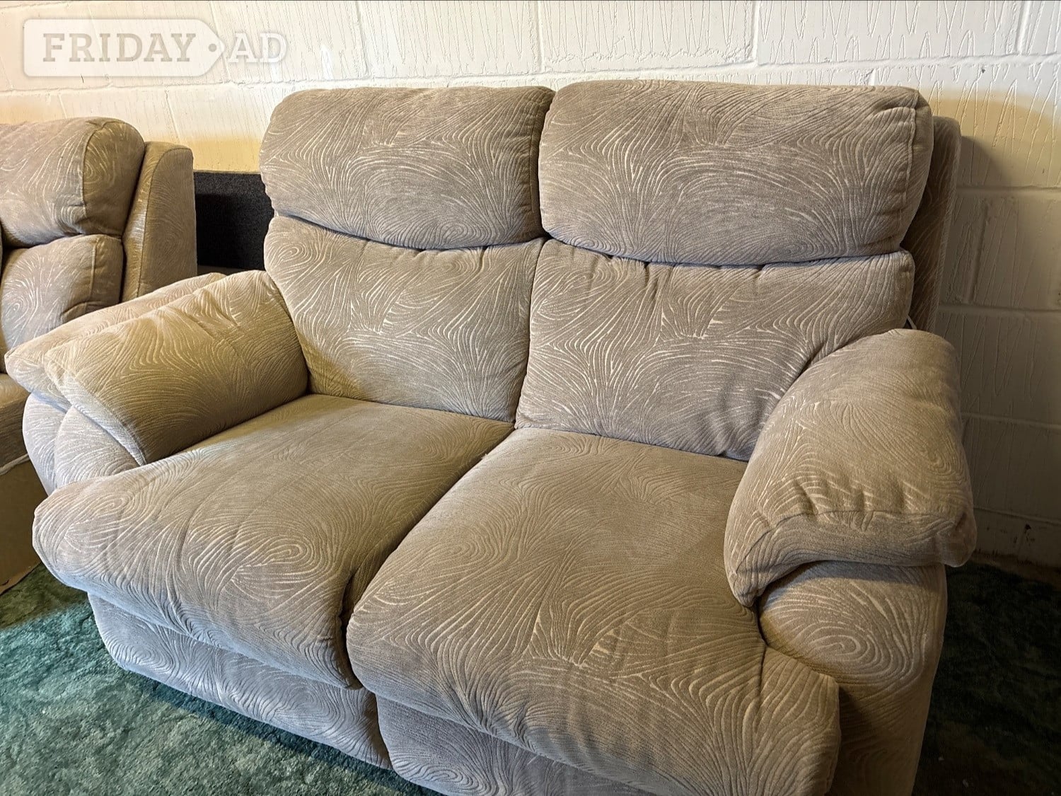 2 sofas free to collector in Peacehaven