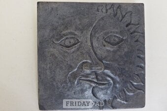 Wall Art, Sun man tile