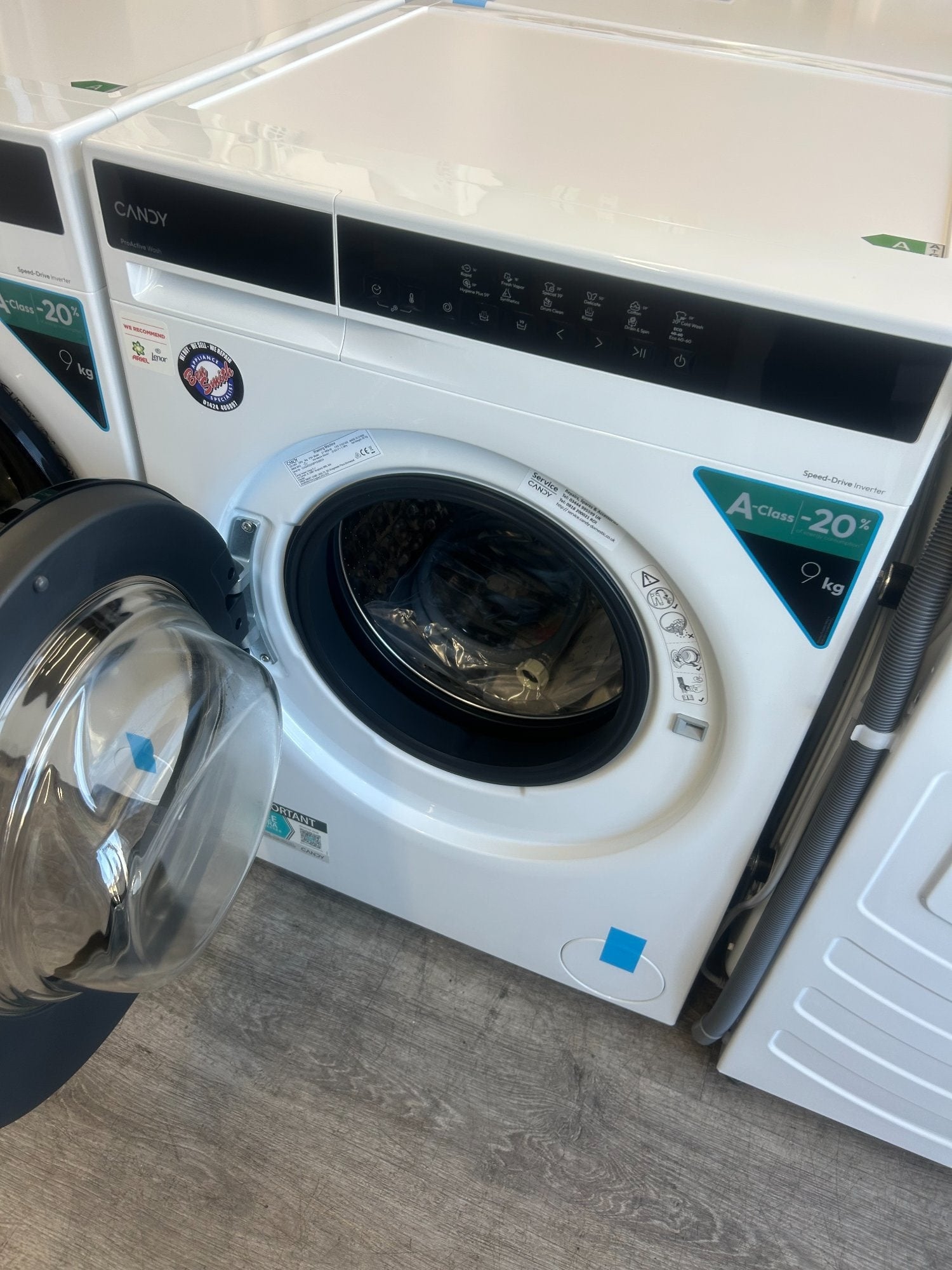 BRAND NEW CANDY 9KG WASHING MACHINE