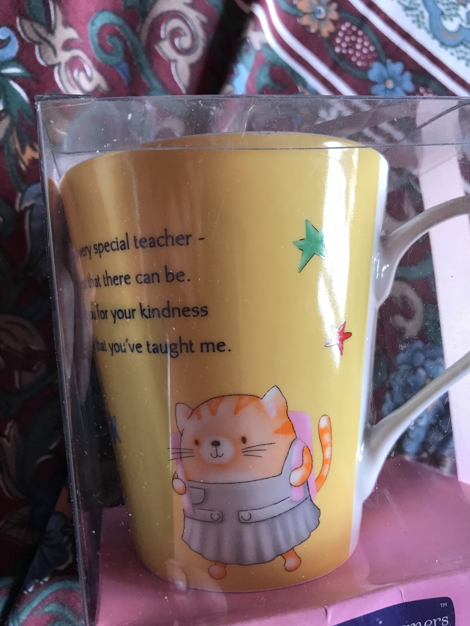 TEACHER - Thank you. new boxed mug. - 50p