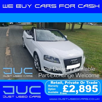 Audi A3 1.6 TDI Technik Cabriolet (Manual Diesel) 10 Reg 2010
