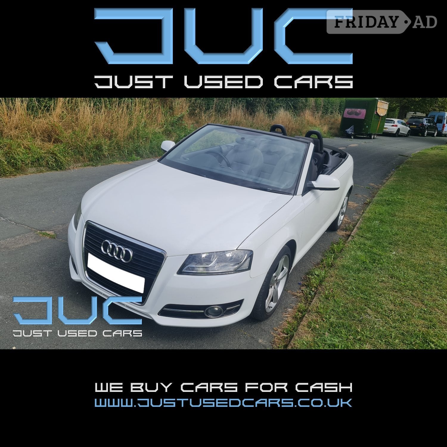 [ berth ]Audi Audi A3 1.6 TDI Technik Cabriolet (Manual Diesel) 10 Reg 2010 98,041 Miles