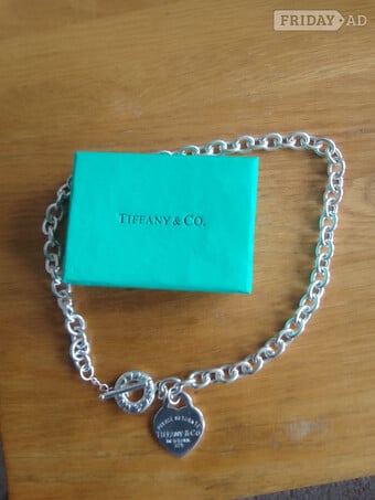Tiffany necklace heavy silver