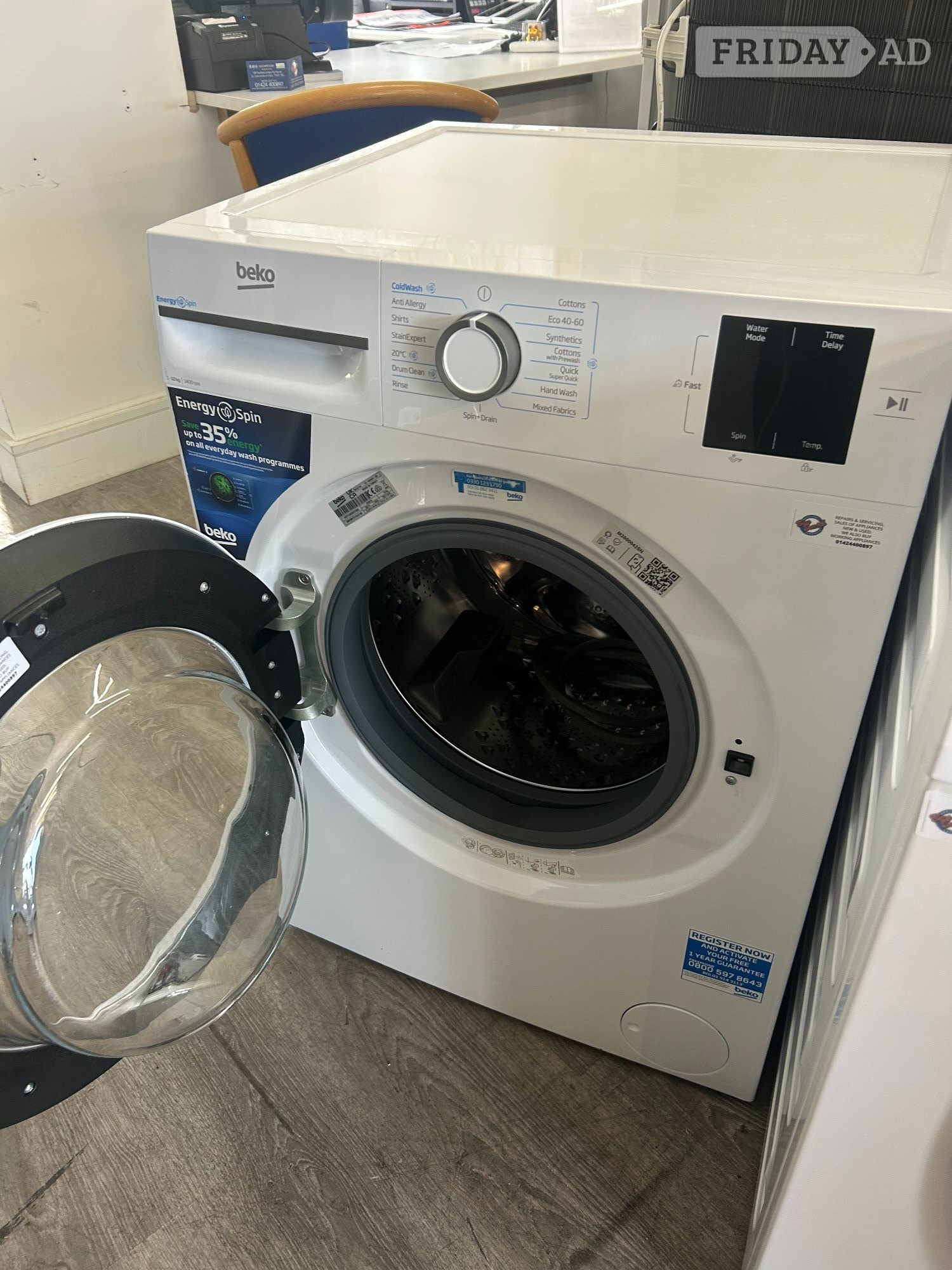 BEKO 10KG WASHING MACHINE
