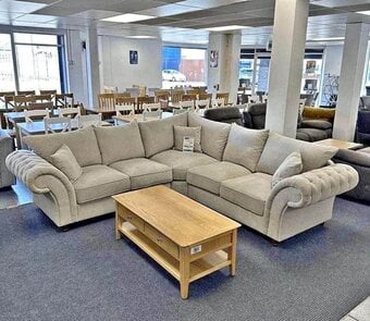 ✨ Stunning Cream Windsor Corner Sofa | Brand New | Fast Delivery 