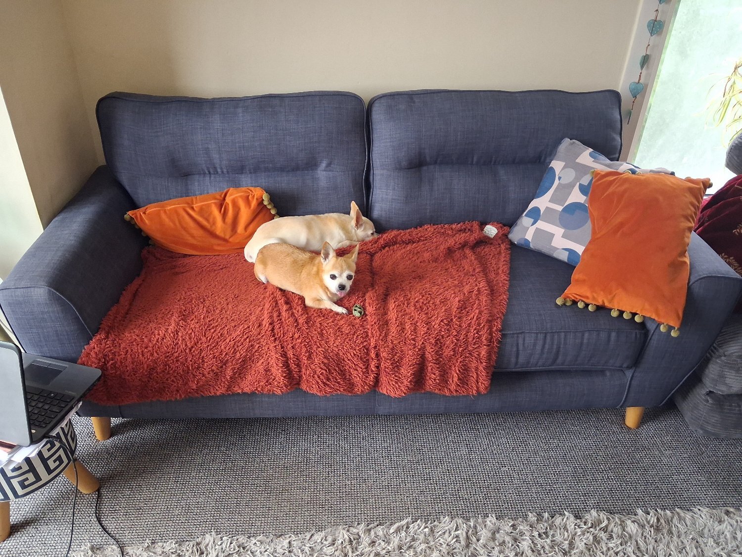 Peacehaven New last year retro 3 seater sofa