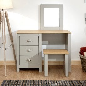 LANCASTER DRESSING TABLE SET - GREY