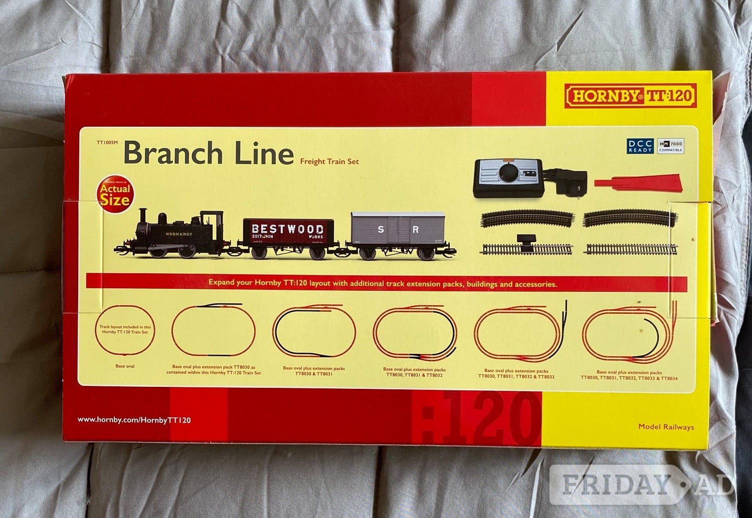 Hornby Branch Line Freight Train Set gauge TT:120 & Track Packs