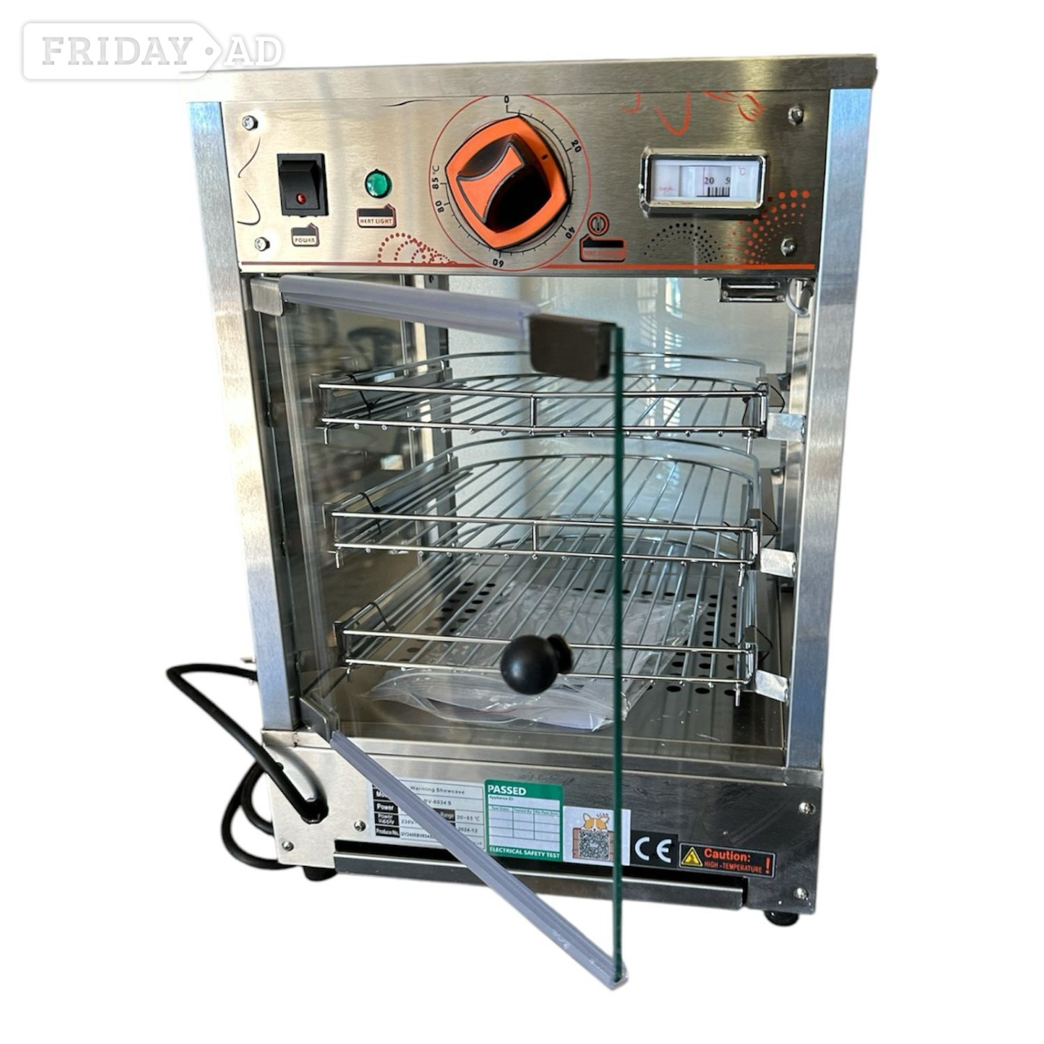 Birmingham Best Seller Commercial Electric Counter Top Heated Display Smart 