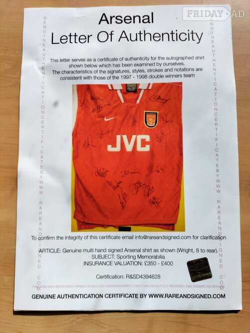 Squad Signed shirt