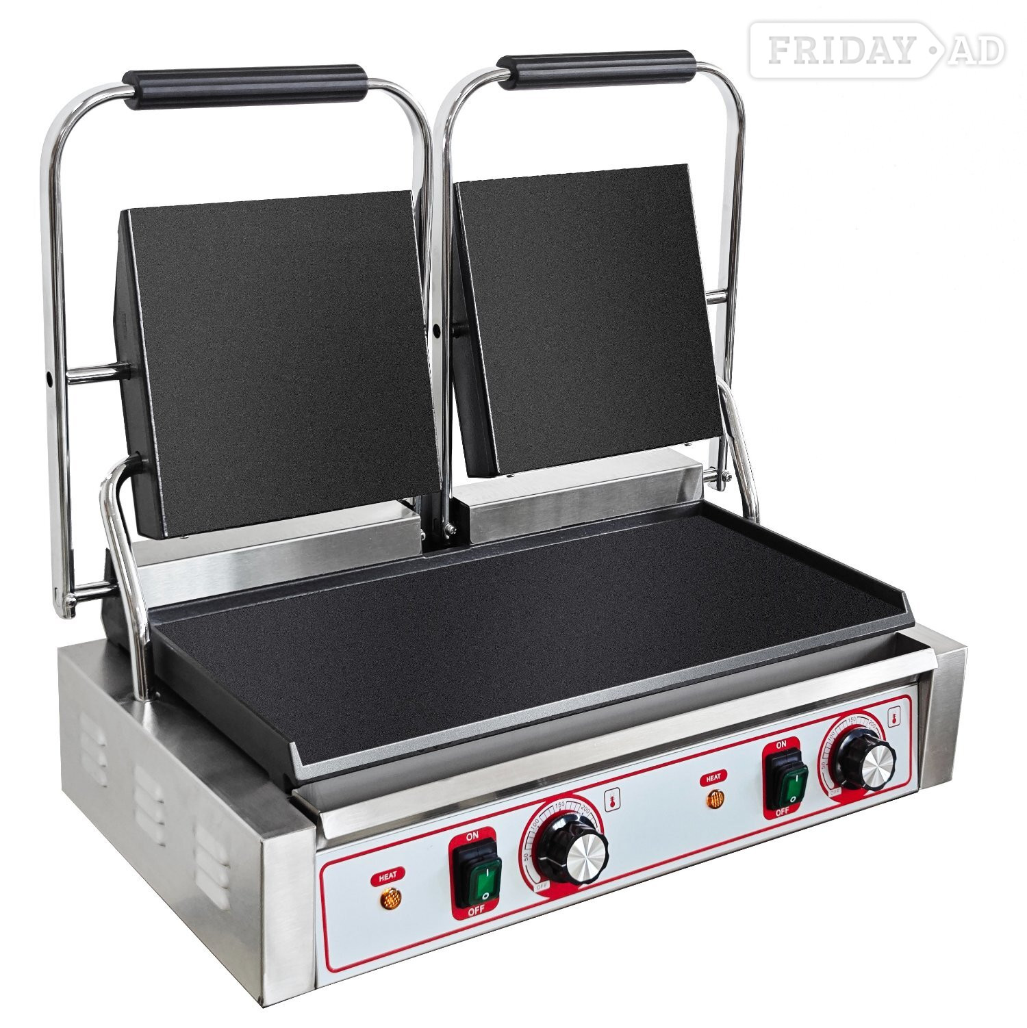 Birmingham Commercial Double Large Panini, Toastie, Contact Grill Press