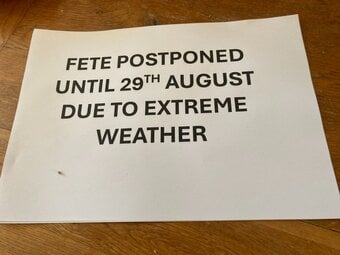CHIDDINGLY CHURCH FETE POSTPONED