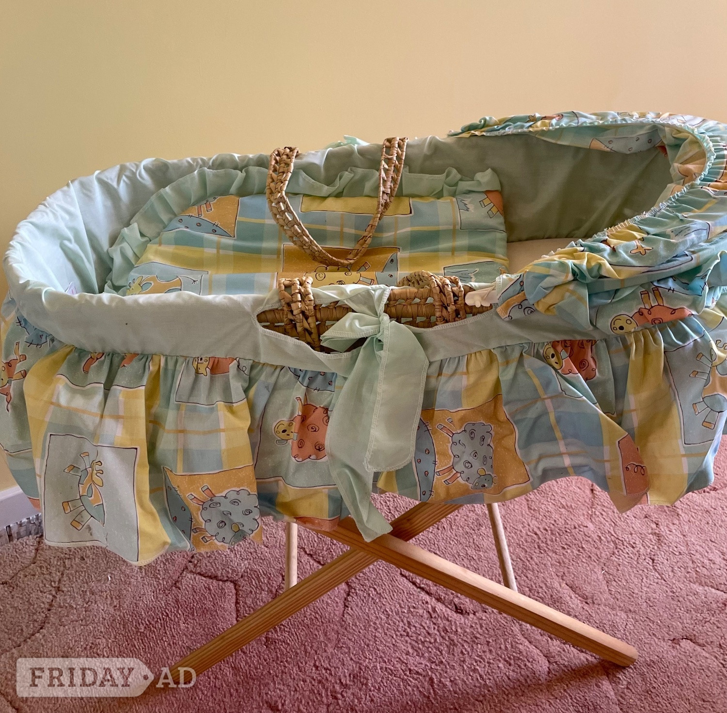 Moses Basket and stand in Peterborough