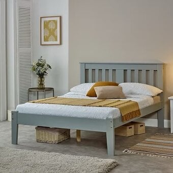 Grey Kingston Bed Frame  Stylish & Affordable!