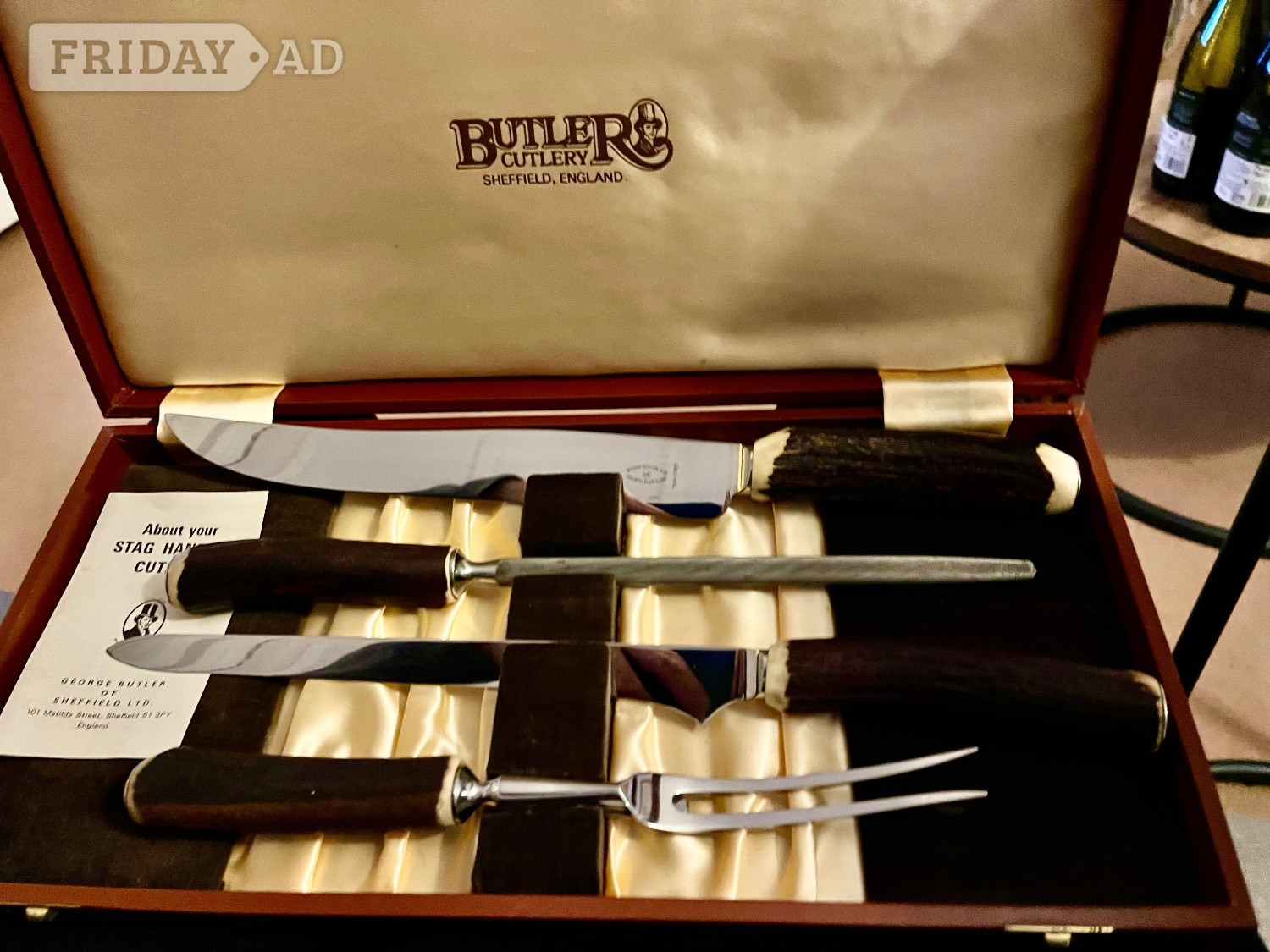 Eastbourne Carving Set by G Butler of Sheffield 