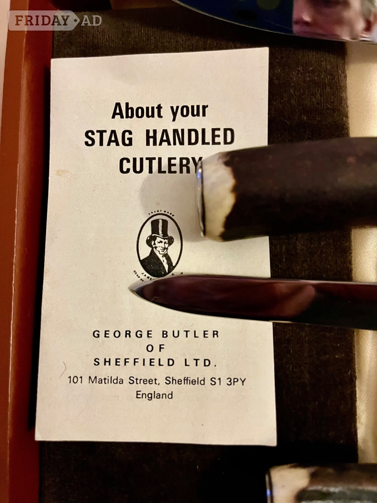 Carving Set by G Butler of Sheffield 
