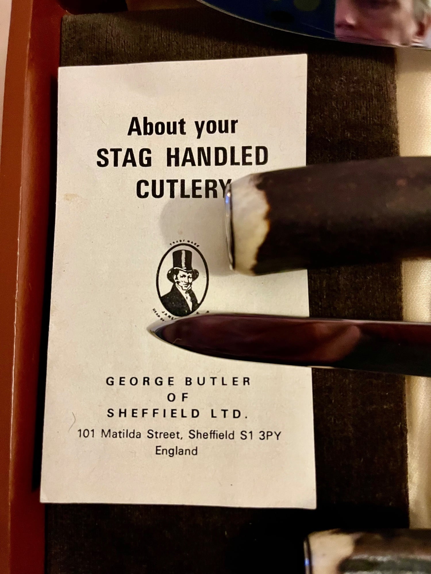 Carving Set by G Butler of Sheffield (NEW)