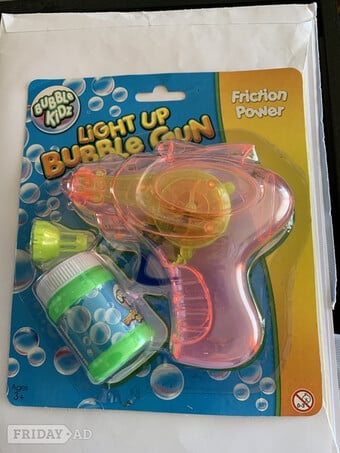 Light Up Bubble Gun