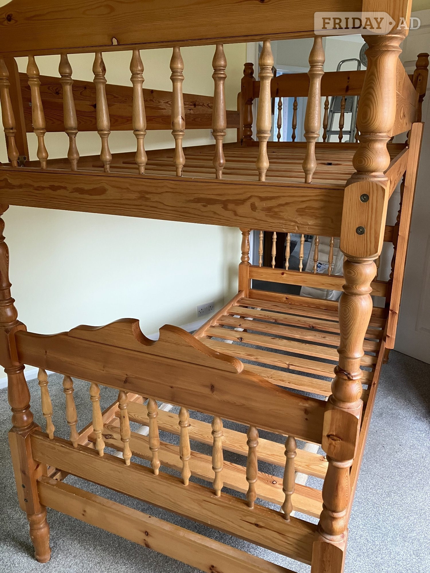 Good Quality Pine Bunk Beds Well Built - Furniture in Haywards Heath