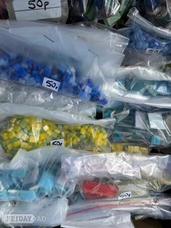 Mosaics, 50p a bag