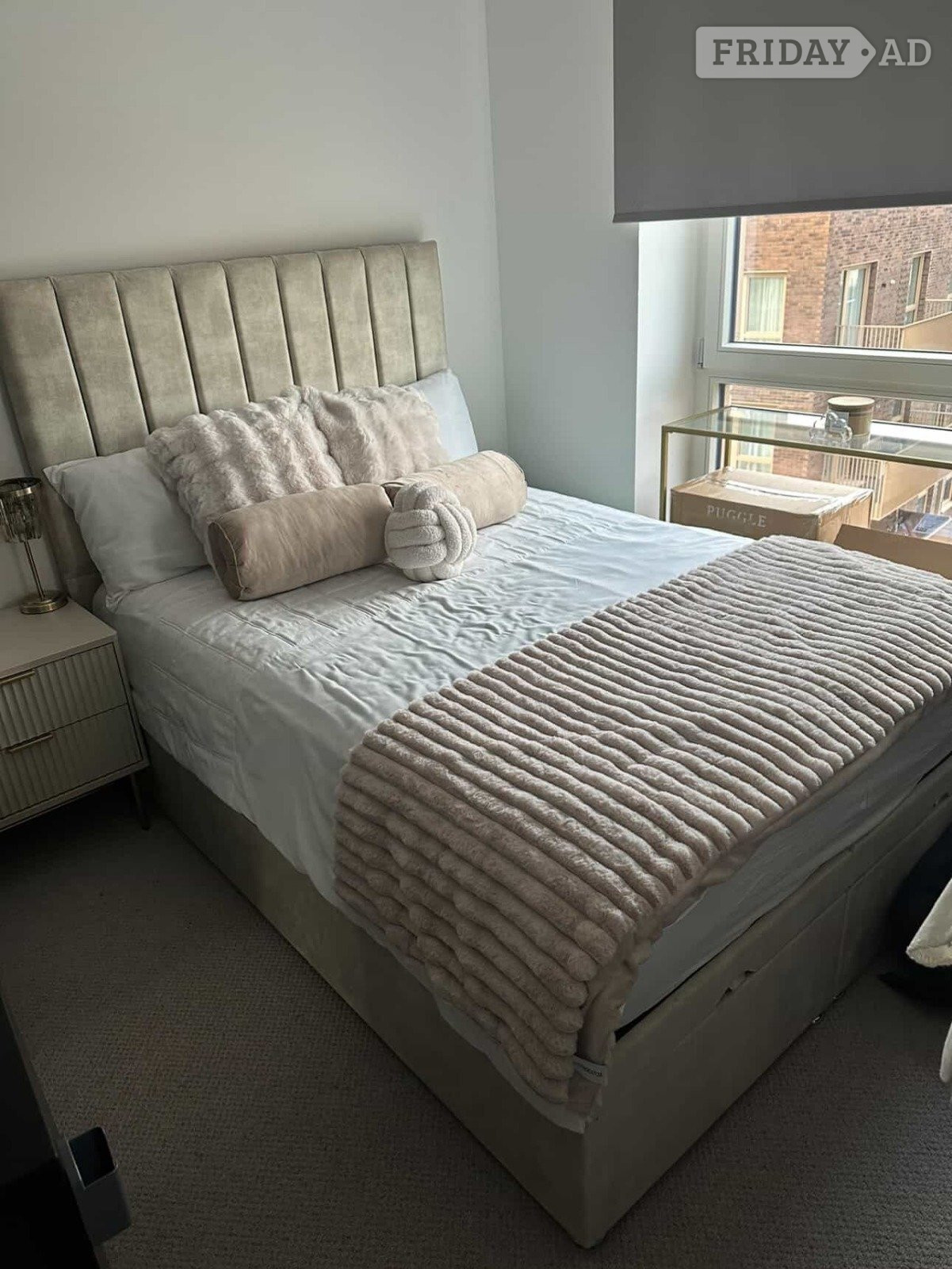 Brand New King Size Divan Bed – Optional Mattress – COD