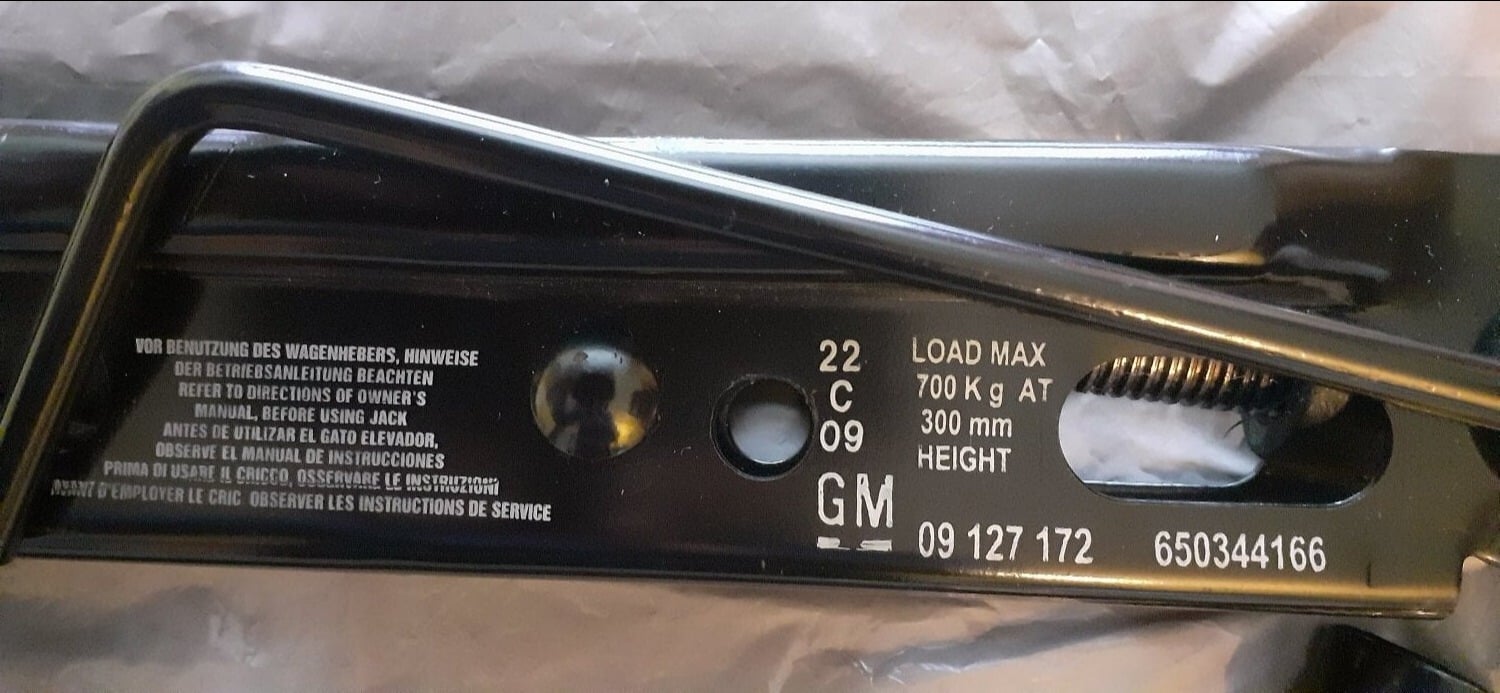 Eastbourne Wheel Jack - Vauxhall Corsa D (650344166)