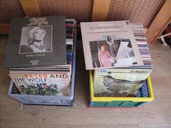 RECORDS TWO MASSIVE BOXES  CLASSICAL LPs 