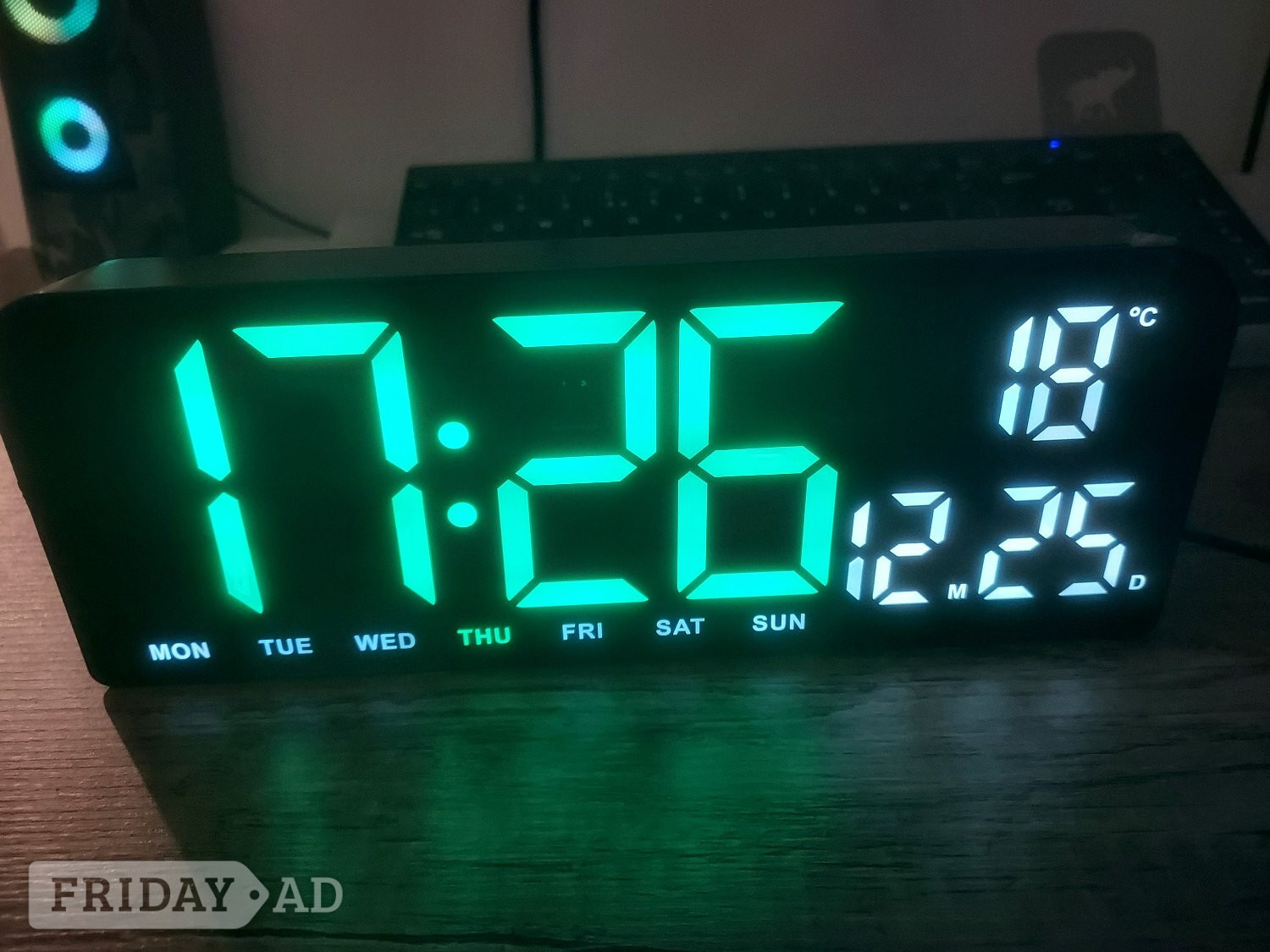 Digital LED wall clock - Computers & Electronics in Brighton