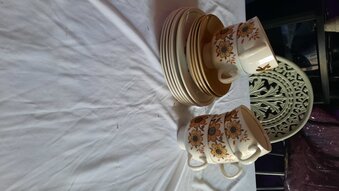 Vintage pottery part tea sets