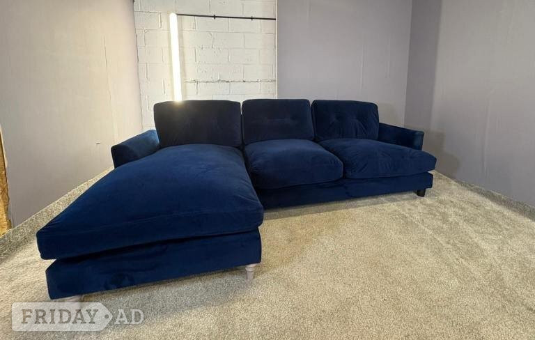 DFS Navy L shape sofa DELIVERY AVAILABLE! in Harrow