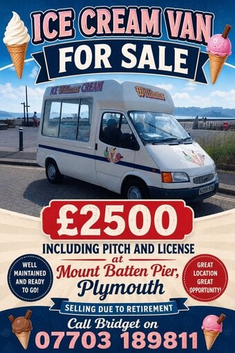 Ice Cream Van For Sale