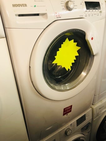 Hoover 7kg wash & 5kg dry sensor dry washer dryer 
