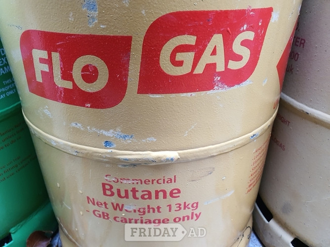 Banstead FULL FLOGAS BUTANE 21MM GAS BOTTLE 13KG (FULL) £90