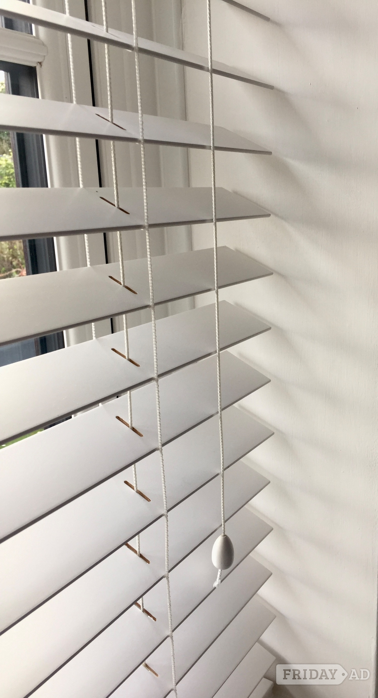 Wooden, white venetian blinds  - Home Decor in Blackwood