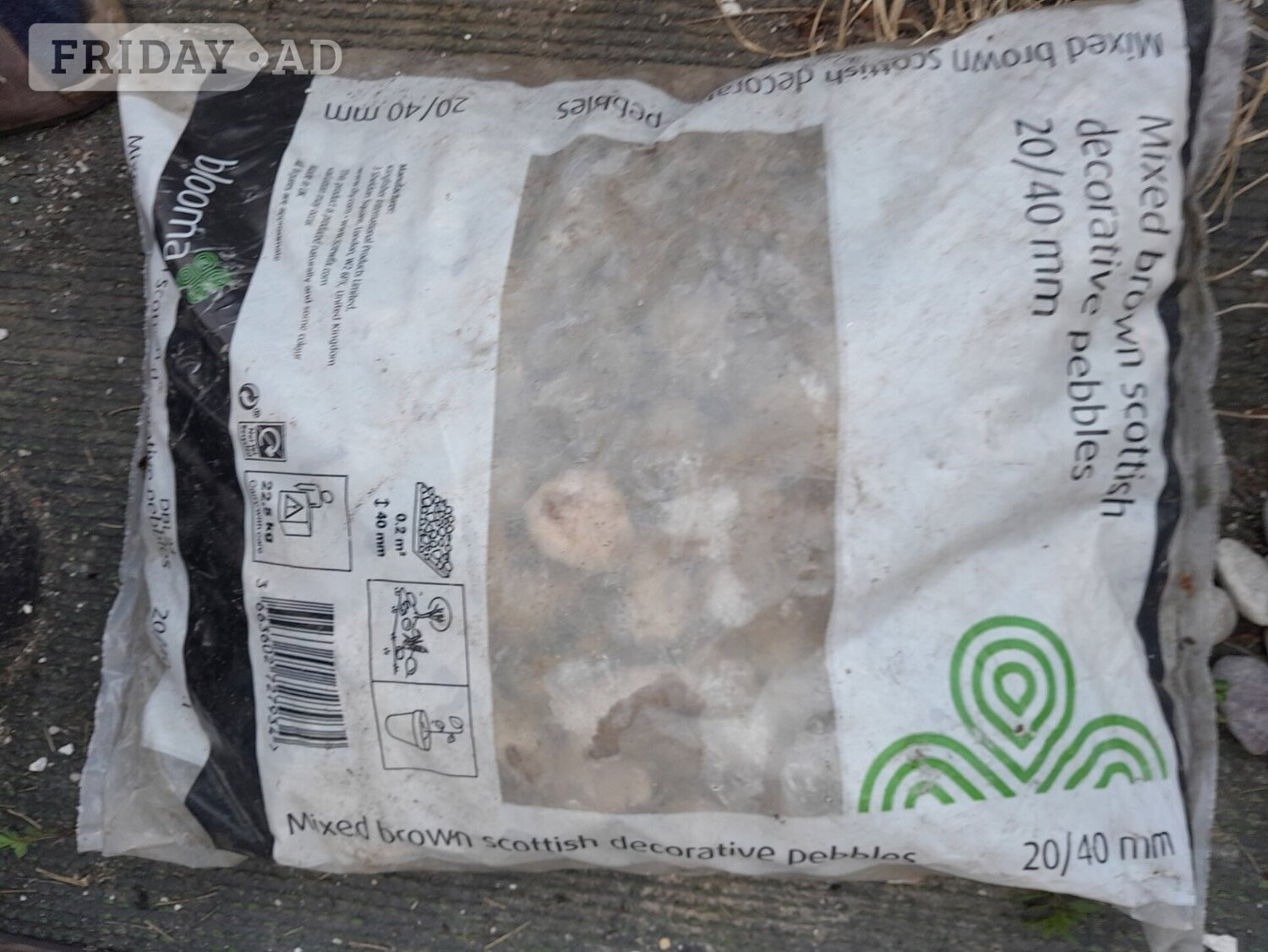 Landscaping pebbles (Scottish brown stone) FREE to collector in Brighton
