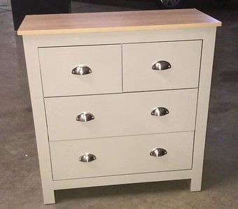 LANCASTER 2+2 CHEST - GREY