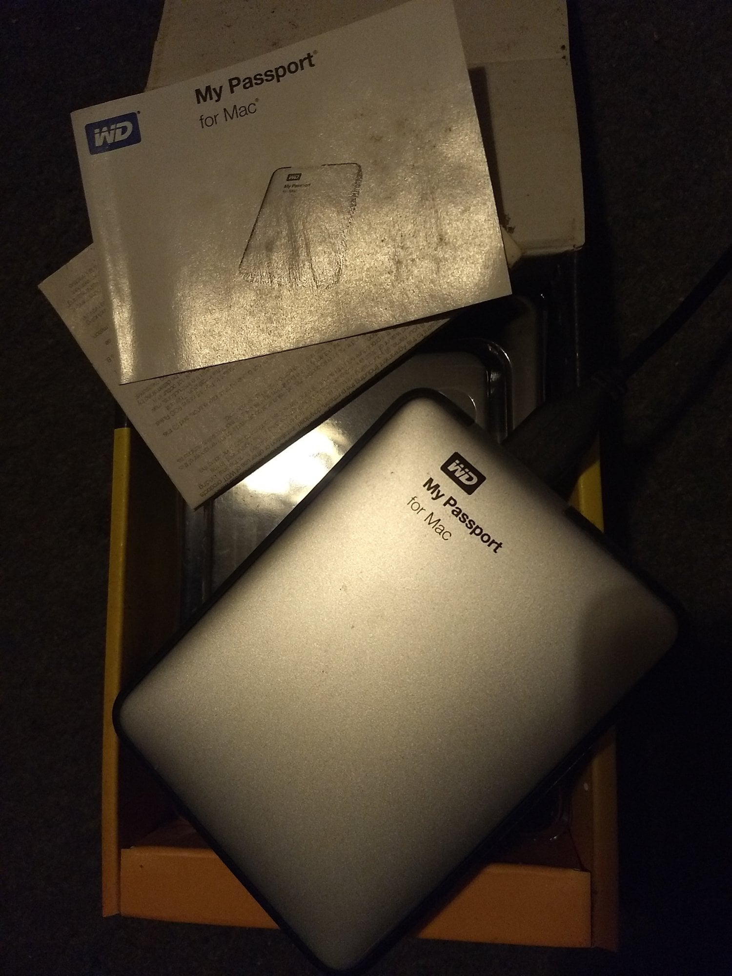  WD My Passport for Mac/Windows 2TB External Hard Drive. USB3