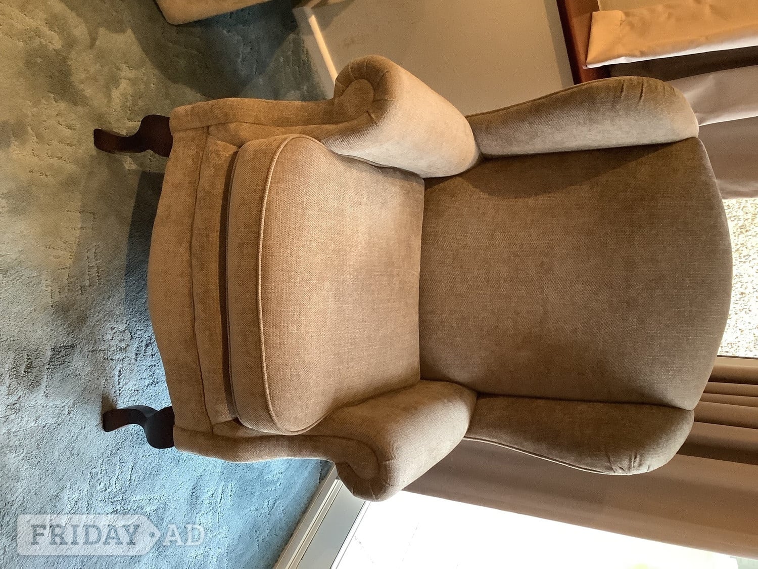 Traditional Queen Anne Style Arm Chair