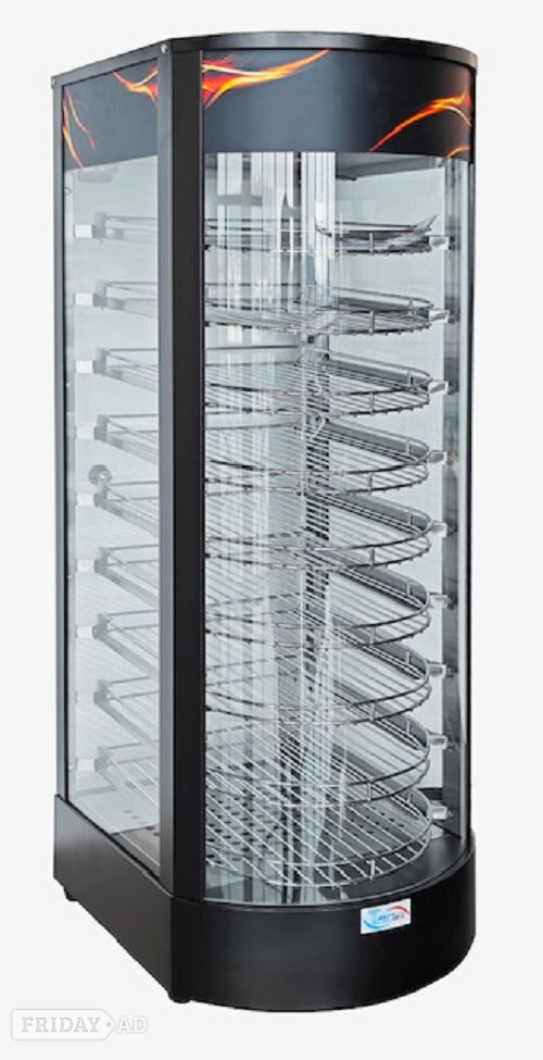 Commercial Electric Pie Pastry Pizza Slices Warming Hot Cabinet D