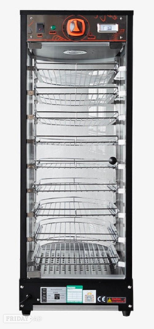 Birmingham Commercial Electric Pie Pastry Pizza Slices Warming Hot Cabinet D