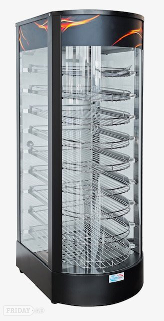 Commercial Electric Pie Pastry Pizza Slices Warming Hot Cabinet D - Home Appliances