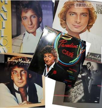 Barry Manilow 5 LP's £5.00 BN44 3LP Must Collect