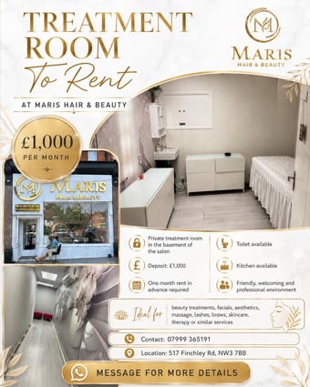 Treatment Room in a Beauty Salon