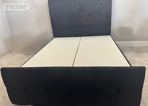 4 foot - CUBA DELUXE OTTOMAN DIVAN - choice of colours /fabrics