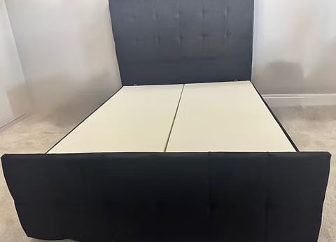 4 foot - CUBA DELUXE OTTOMAN DIVAN - choice of colours /fabrics