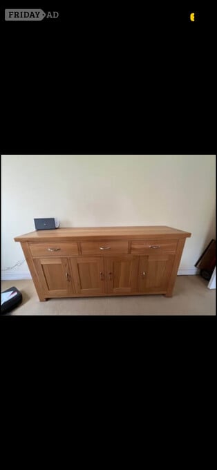 Wooden Side unit - cupboards and drawers