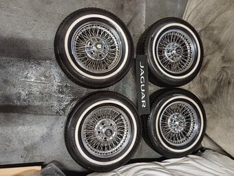 JAGUAR EASY FIT BOLT ON CHROME WHEELS / TYRES 