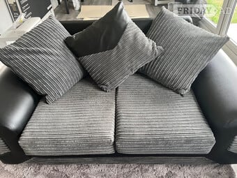 Two seater settee as new