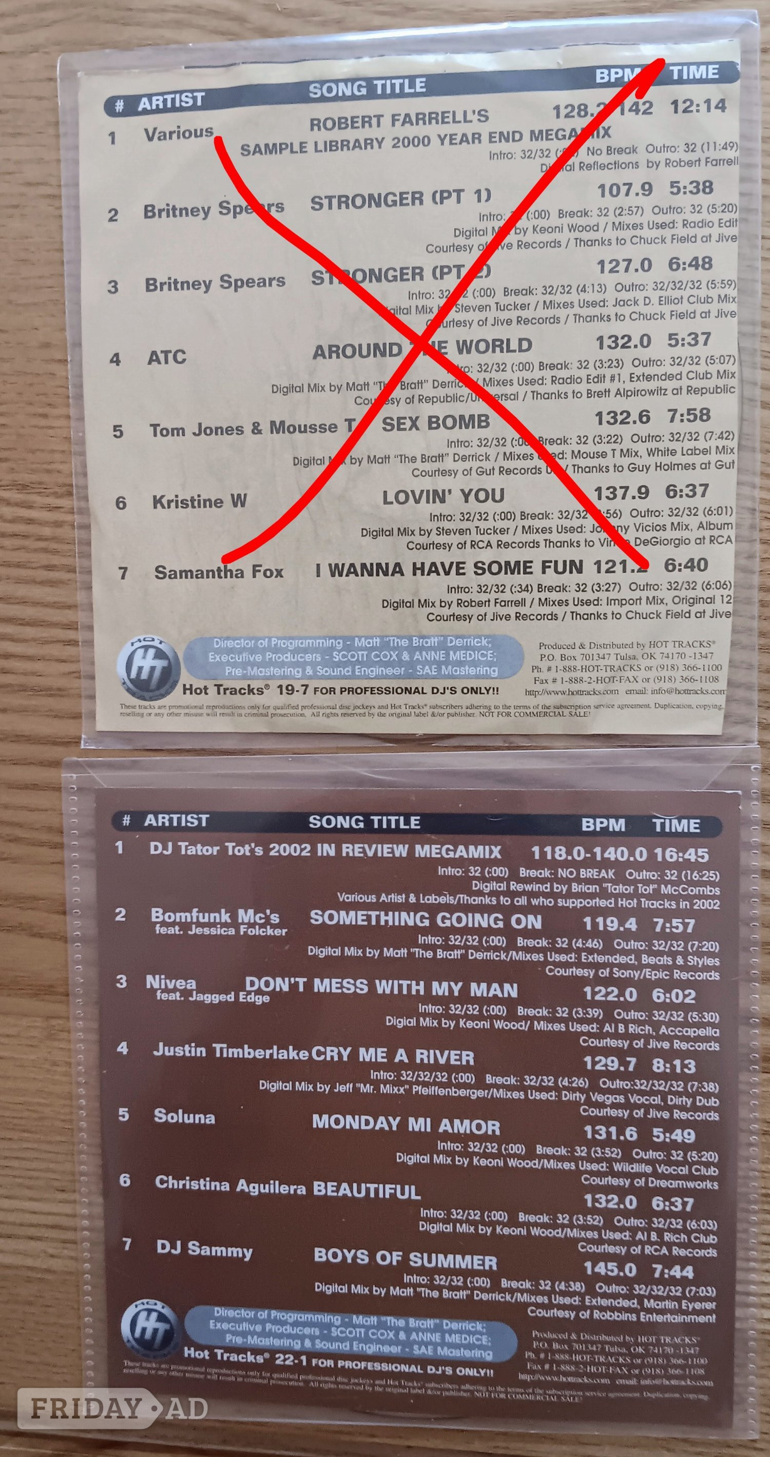 3 Hot Tracks Promo CDs.   - Movies, Games, Books & Music in Rotherham